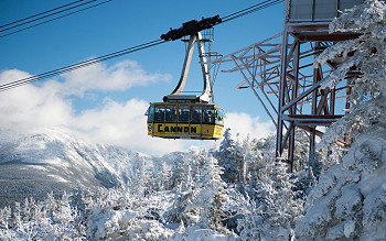 Skiing in Cannon Mountain New Hampshire